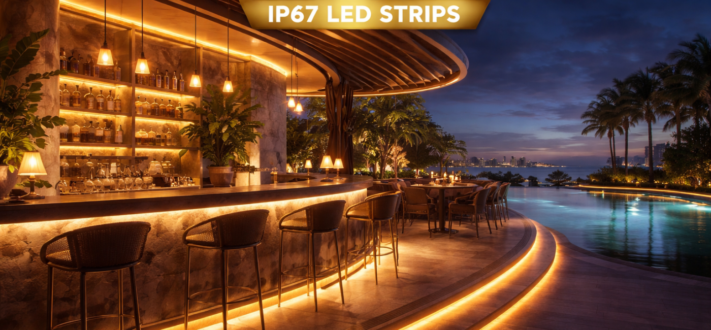 Waterproof Accent Lighting Is the New Luxury: How IP67 LED Strips Are Redefining Commercial Spaces in Qatar (2026)