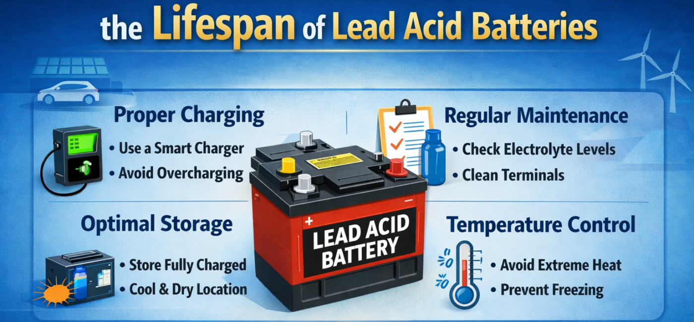 How to Increase the Lifespan of Lead Acid Batteries