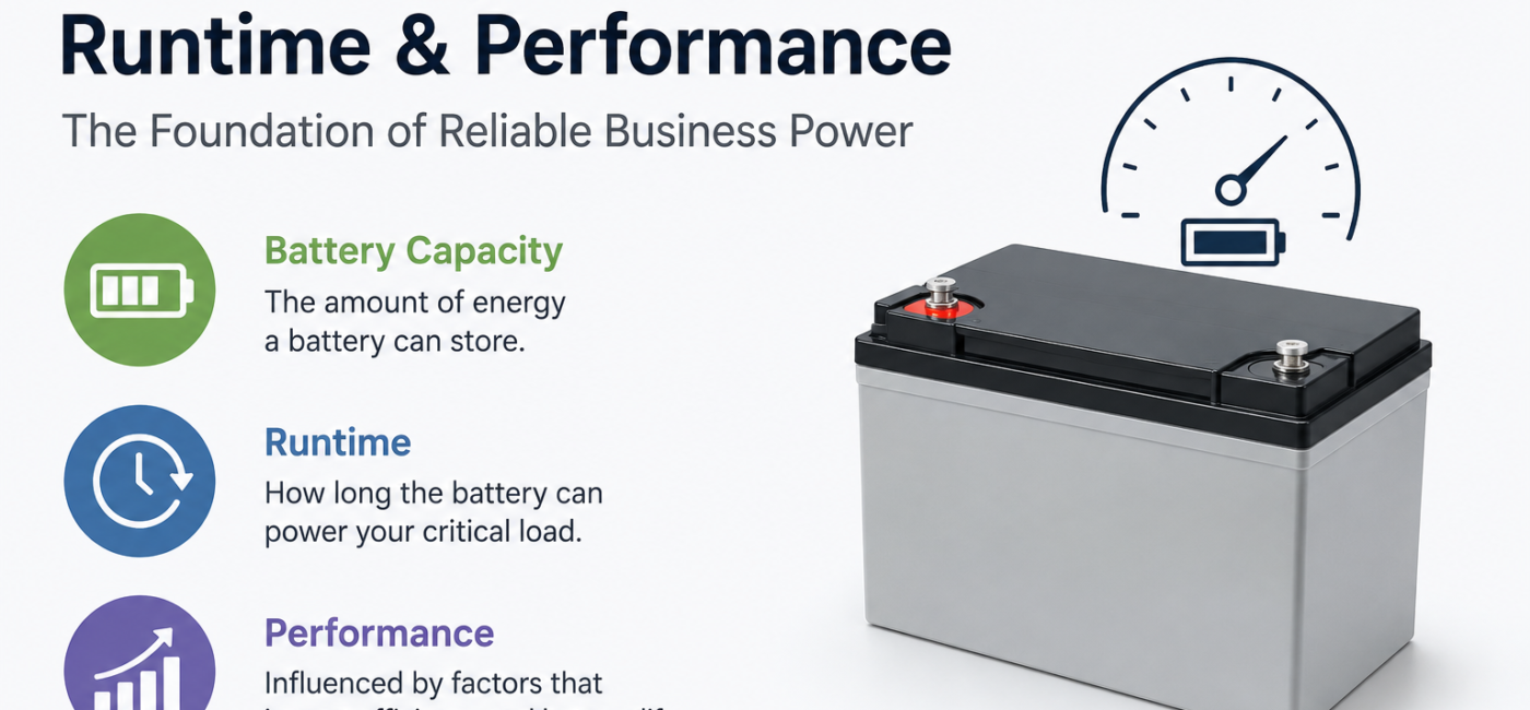 Understanding Battery Capacity, Runtime, and Performance: A Complete Business Guide